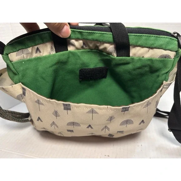 KAVU Keeper Crossbody Bag Tree Print Canvas Outdoor Hiking Travel Purse - Picture 5 of 9